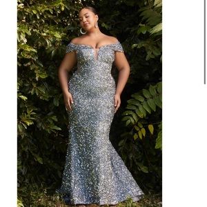 Cinderella Divine CD975: Sequin Dress Midnight Grey